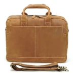 Promotion Wholesale Factory Supply Vintage Crazy Horse Leather Laptop Bag Men Genuine Handbag Briefcase